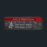 Chalkboard  modern trendy holiday Christmas<br><div class="desc">Modern attractive professional design with contemporary touch. A touch of elegance and style.Customize with your monogram initial,  name and address details.</div>