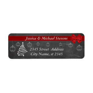 Chalkboard  modern trendy holiday Christmas