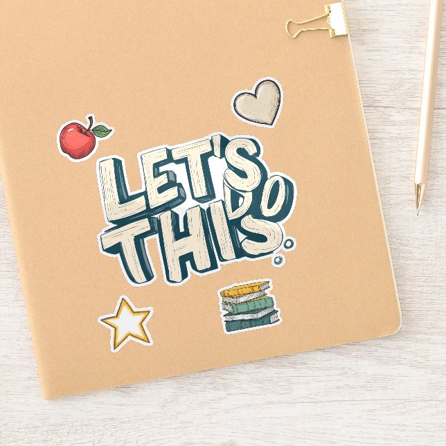 Chalkboard Motivational Quote for Primary Teacher (Notebook)