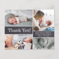 Chalkboard Newborn photography Collage baby shower