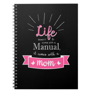 "Chalkboard" Notebook with a Quote for Mom