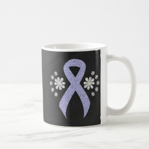 Chalkboard Periwinkle Ribbon Coffee Mug