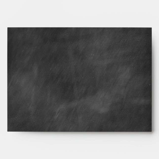 Chalkboard Personalized Envelopes (Front)