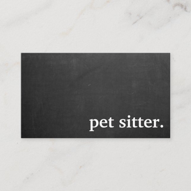 Chalkboard PET. Carte de fidélité (Devant)