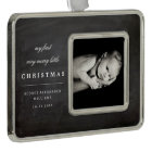 Chalkboard Photo Baby's My First Very Merry Little