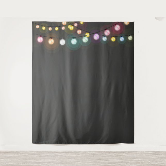 Chalkboard Photo Backdrop Tapestry (Front)