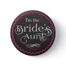 Chalkboard Pink Heart Wedding | Bride's Aunt