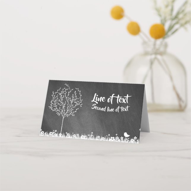 Chalkboard Place Card (Front)