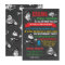Chalkboard Police Retirement Party Invitations
