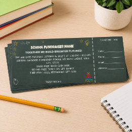 Chalkboard School Fundraiser Pta Event