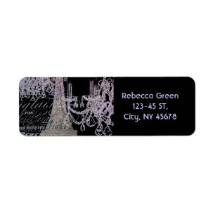 chalkboard scripts chandelier paris eiffel tower