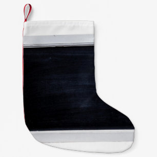 Chalkboard sign black blackboard small christmas stocking