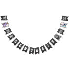 Chalkboard Sketch 2017 Grad Party Bunting Flags