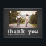 Chalkboard Sketch Typography Thank You Postcard<br><div class="desc">Chalkboard Sketch Typography Thank You Postcard</div>