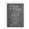 Chalkboard Space for Hand Written Guest Name