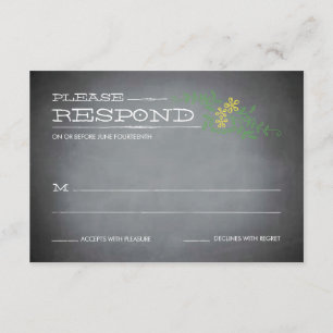 Chalkboard Stencil Yellow Response