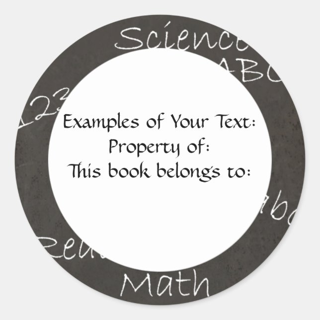 Chalkboard Sticker (Front)