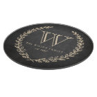 Chalkboard Style Monogram Cutting Board