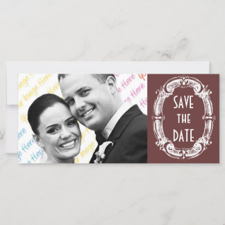 Chalkboard Style WEDDING Save The Date