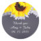 Chalkboard sunflower wedding tags sunflwr2