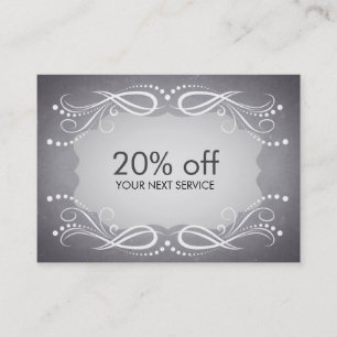 Chalkboard Swirl Coupon de la carte réduction
