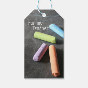 Chalkboard Teacher Gift Tags