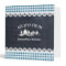 Chalkboard Teal Gingham Country Recipe