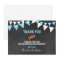 Chalkboard THANK YOU Blue FOOTBALL BOY baby shower