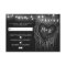 Chalkboard tree elegant wedding RSVP card