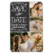 Chalkboard Triple Photo Collage Save the Date