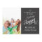 Chalkboard Typography Christmas Photo Card
