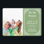 Chalkboard Typography Merry Christmas photo card<br><div class="desc">Christmas Photo Card</div>