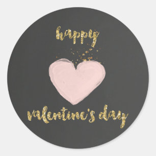 Chalkboard Valentine's Day Sticker