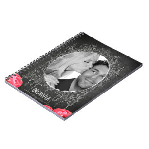 Chalkboard Vintage Floral - Wedding Notebook