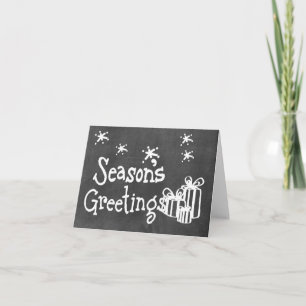 Chalkboard Wallies Holiday Note Cards