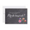 Chalkboard Watercolor Floral bridesmaid request