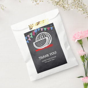 Chalkboard Watermelon Drawing Baby Shower Favour Bag