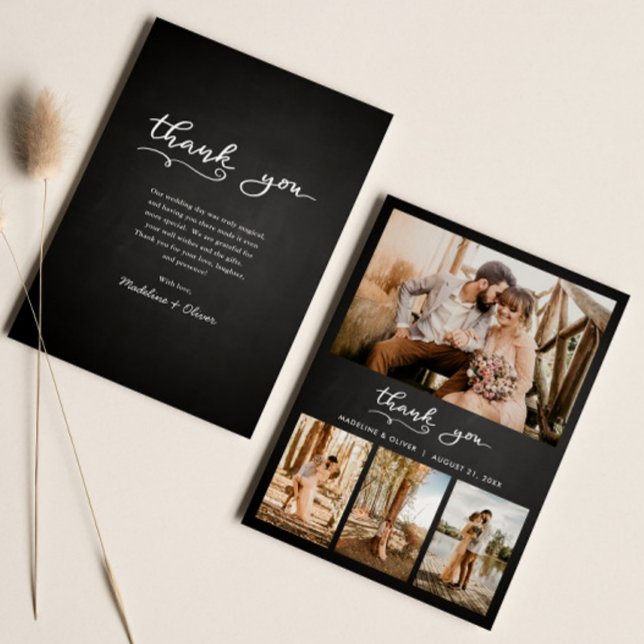 Chalkboard Wedding Multi Photo | Thank You Script (Creator Uploaded)