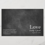 Chalkboard Wedding Programs<br><div class="desc">Chalkboard Wedding Programs</div>