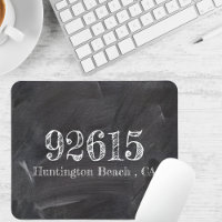 Chalkboard Zip Code 