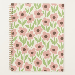 Chalkflower Garden Retro Pastel-Inspired  Planner