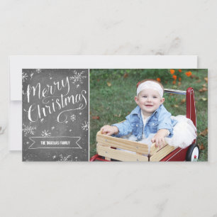 Chalky Hand Drawn Christmas Holiday Card