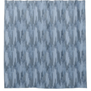 Chalky Textured Abstract in Denim Blue