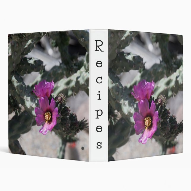 Challa Cactus in bloom  Binder (Background)