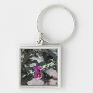 Challa Cactus in bloom Keychain