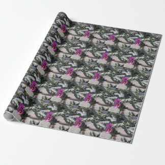 Challa Cactus in bloom Wrapping Paper