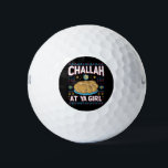 Challah At Ya Girl Funny Hanukkah Food Chanukah Golf Balls<br><div class="desc">Challah At Ya Girl Funny Hanukkah Food Chanukah</div>