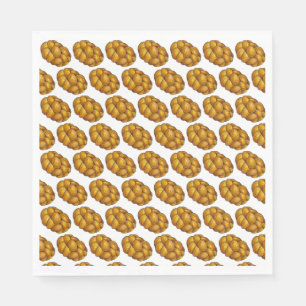 Challah Braided Jewish Bakery Bread Loaf Hanukkah Napkin