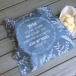 Challah Dough Cover. Floral Quirky Fruit BlueStone Napkin<br><div class="desc">New Florals- in Today's Colours. Shown in BlueStone. *** IMPORTANT*** BEFORE PLACING A LARGER ORDER (20 OR MORE PIECES) PLEASE EMAIL: BestDressedBread@gmail.com . WE WILL TELL YOU HOW TO SAVE $ ON YOUR PURCHASE! *** Baking enthusiasts: Express yourself & show off your personal style while giving back to those in...</div>