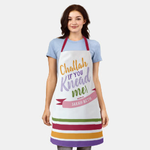 Challah if you Knead me Colourful Funny Apron